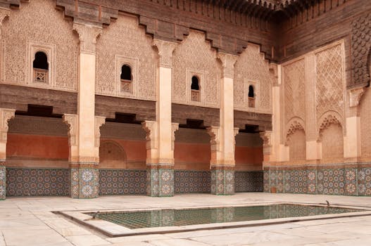 Rest in Moroccan Courtyards at Dar Rhizlane, Marrakech